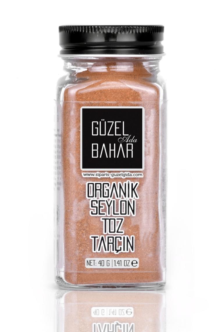 Organik Seylon Toz Tarçın 40gr