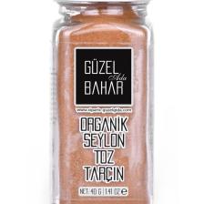Organik Seylon Toz Tarçın 40gr
