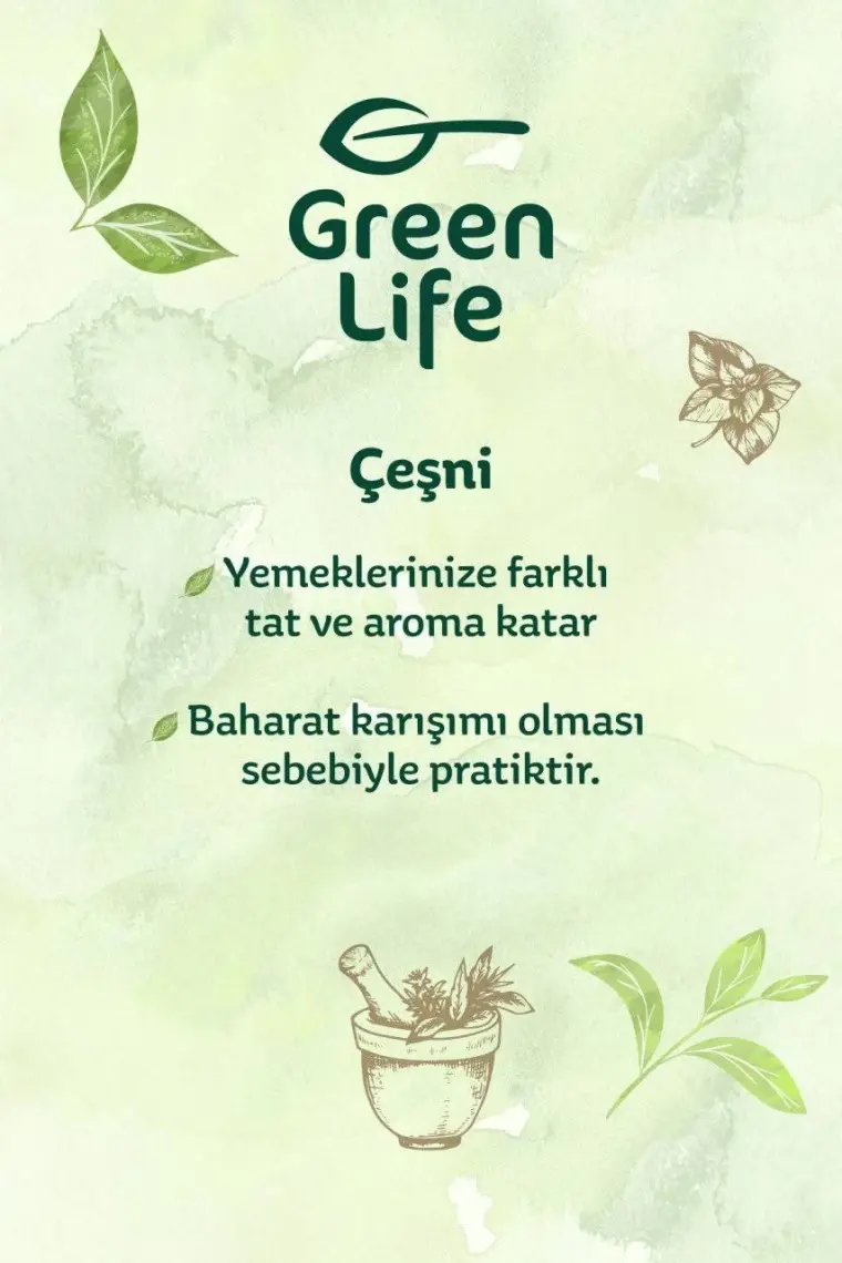 Green Life Tavuk Çeşnisi - 70 gr - Pet