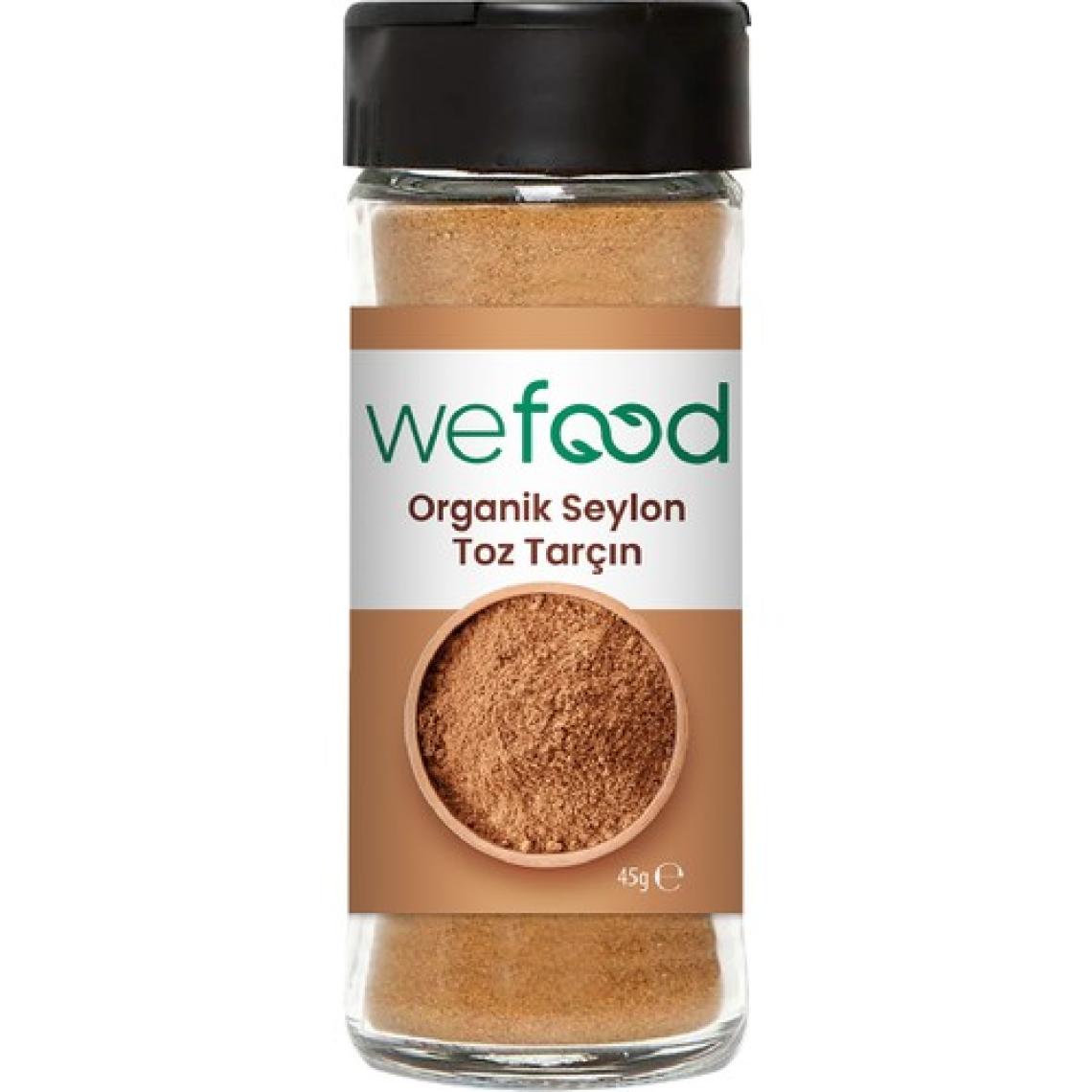 Wefood Organik Seylon Tarçın Tozu 45 gr 8682392174396