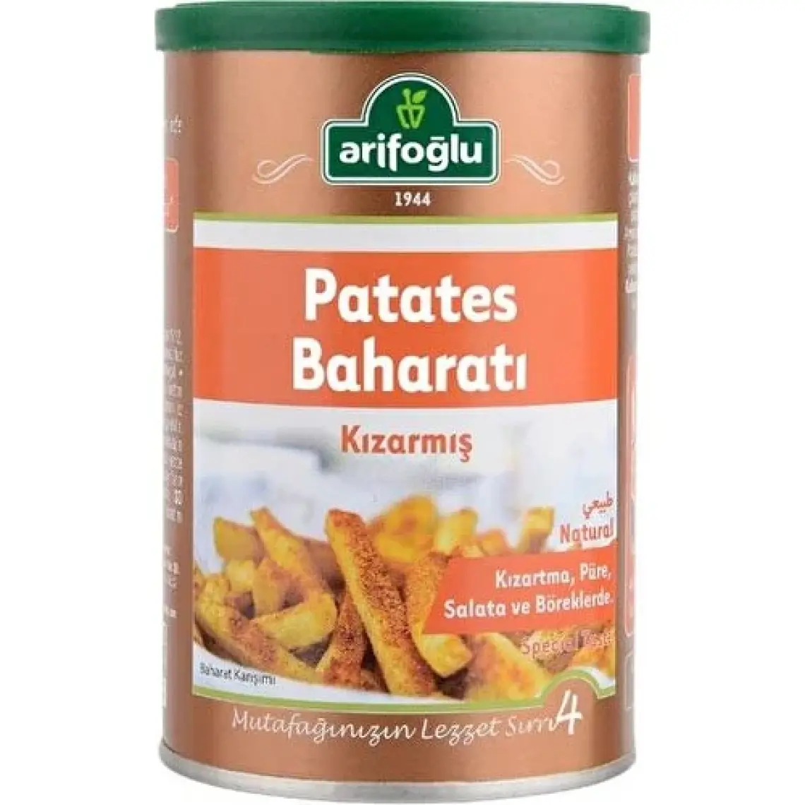 Arifoğlu Kızarmış Patates Baharatı 200 gr Teneke