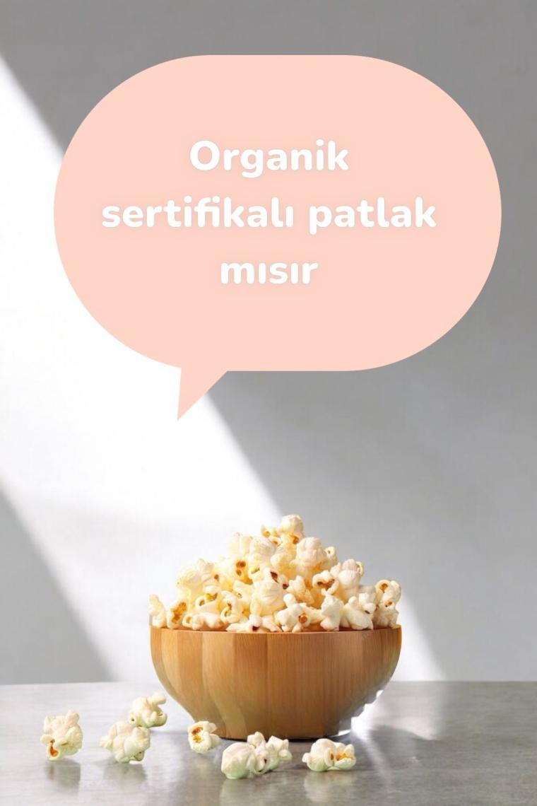 Organik Patlak Mısır 1kg