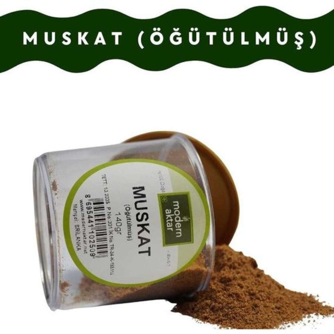 Modern Aktar Doğal Muskat Öğütülmüş 140 gr