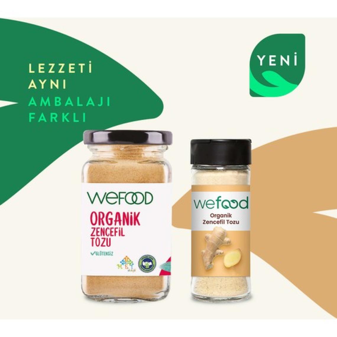 Wefood Organik Zencefil Tozu 45 gr  8682392174402