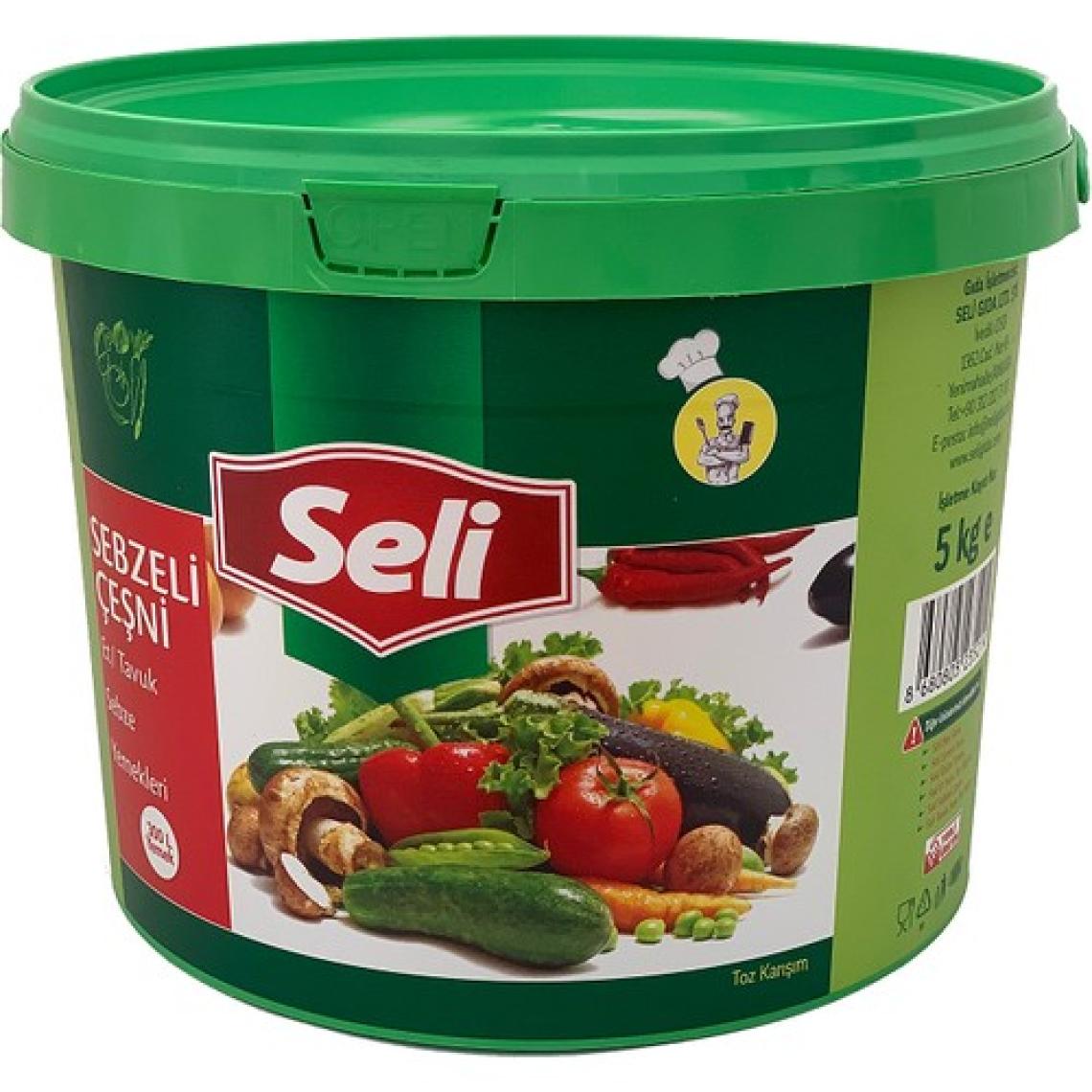 Seli Sebzeli Çeşni Toz Bulyon 5 kg Kova