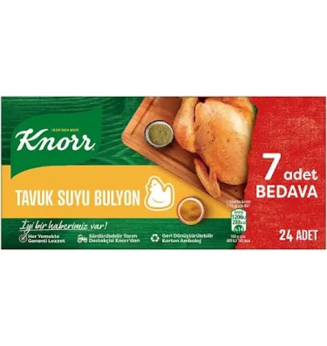 Knorr Tavuk Bulyon 24\'lü 240 gr
