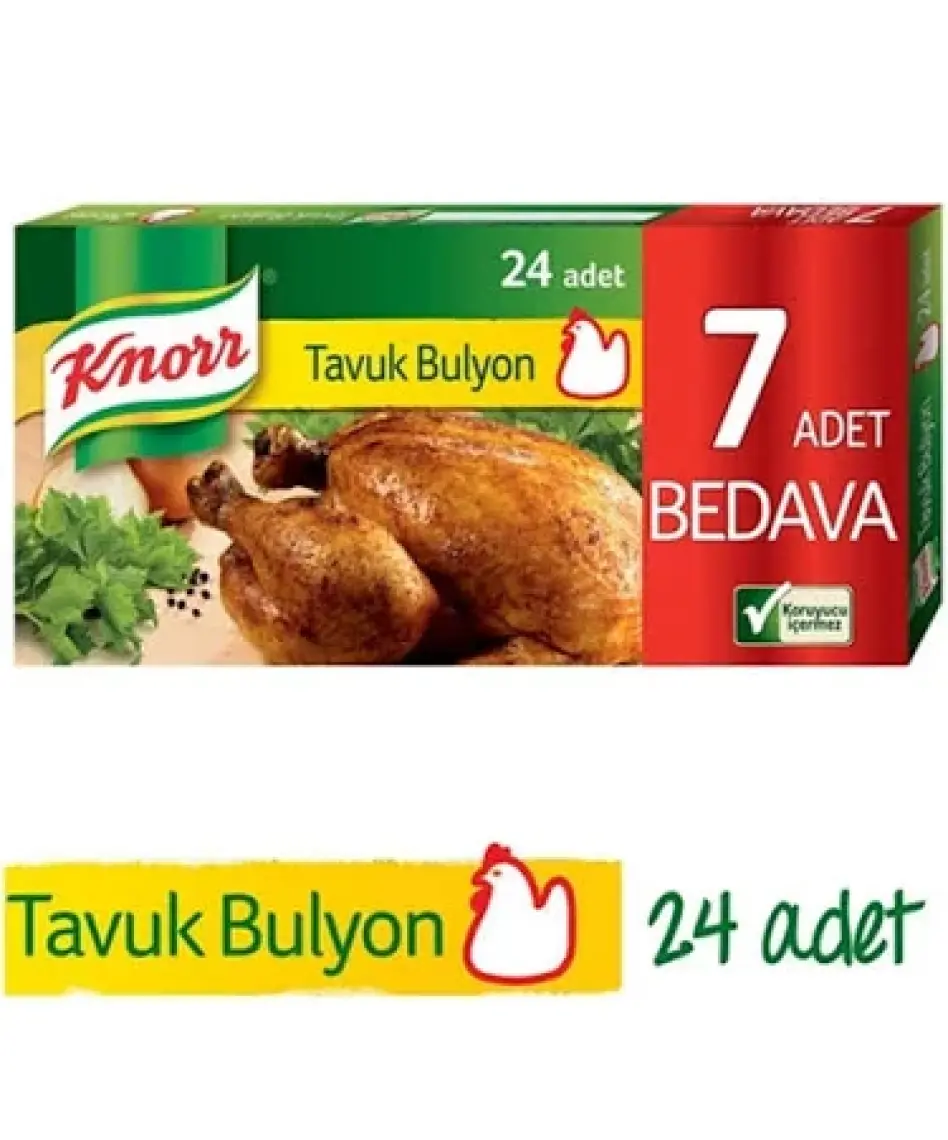 Knorr Tavuk Bulyon 24\'lü 240 gr