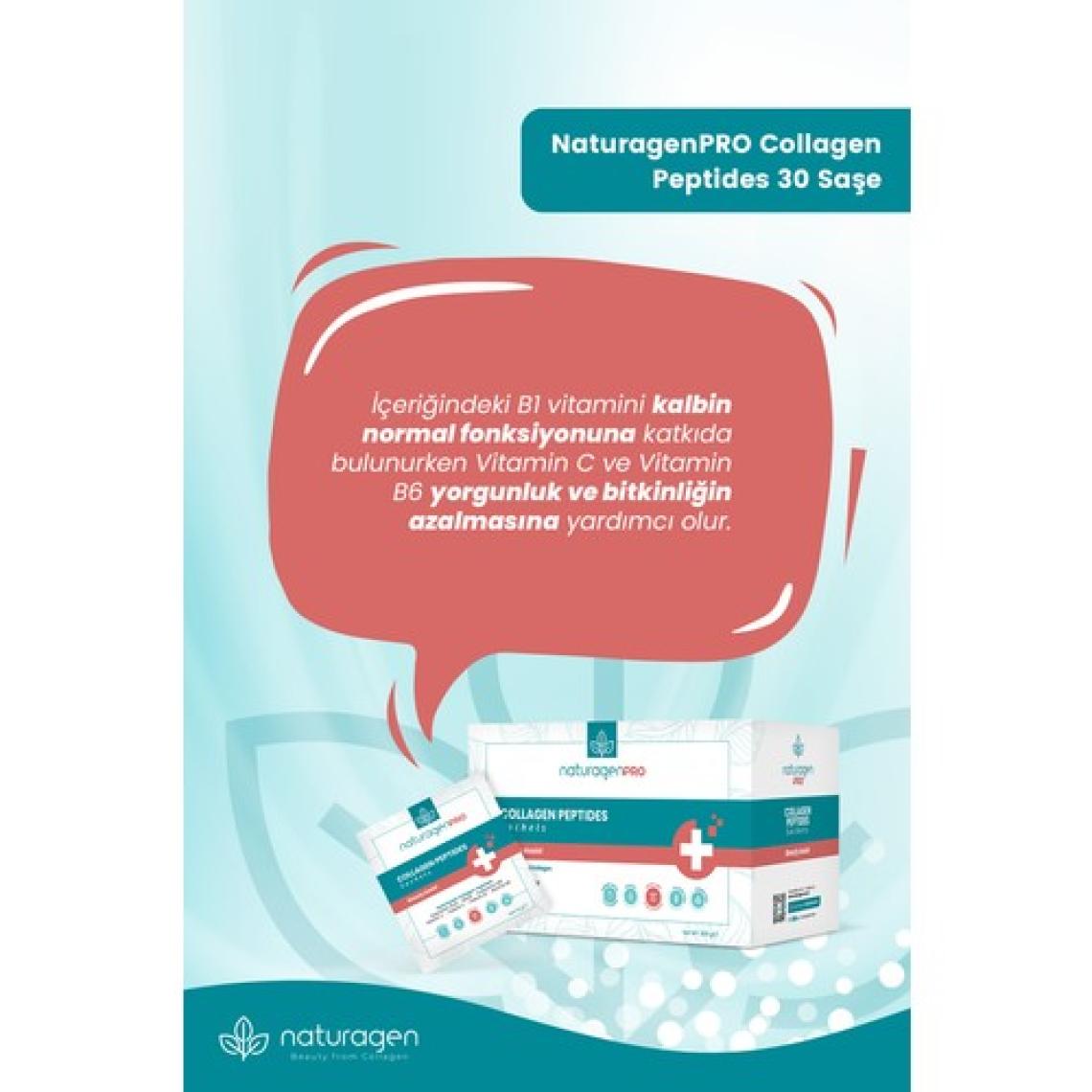 Naturagen Pro Collagen() Beauty 30'lu Saşe Yeşil Elma Aromalı (Tip 1&Tip3 - 8.000 mg Hidrolize )