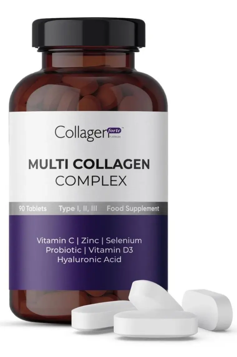 Collagen Forte Platinum Hyaluronic Acid Collagen Complex 1500mg X 90 Tablet