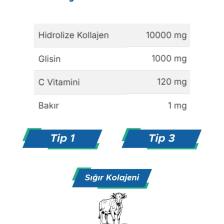 Velavit Viva Vital Collagen 30 Toz Saşe, Ekstra Glisinli Kollajen