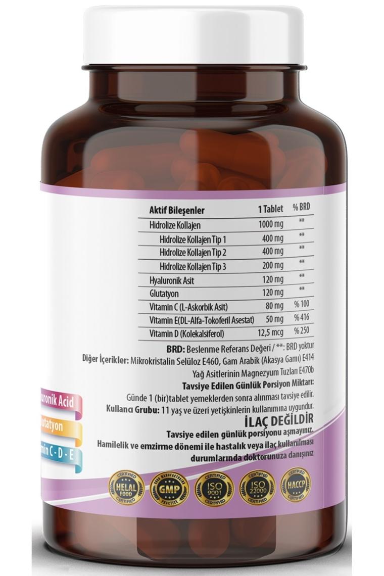 Ncs Collagen () 1000 mg 90 Tablet Tip 1 - 2 - 3 Glutatyon Vitamin C - E