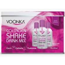 Voonka Collagen Shake Drink Mix Beyaz Üzüm Aromalı 15X50 ml