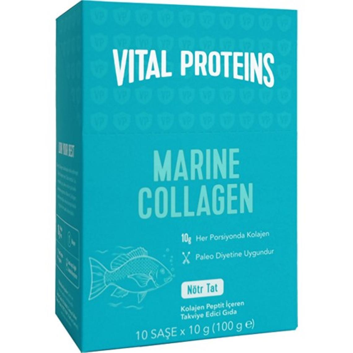 Vital Proteins Marine Collagen 10 Saşe x 10 gr Nötr Tat