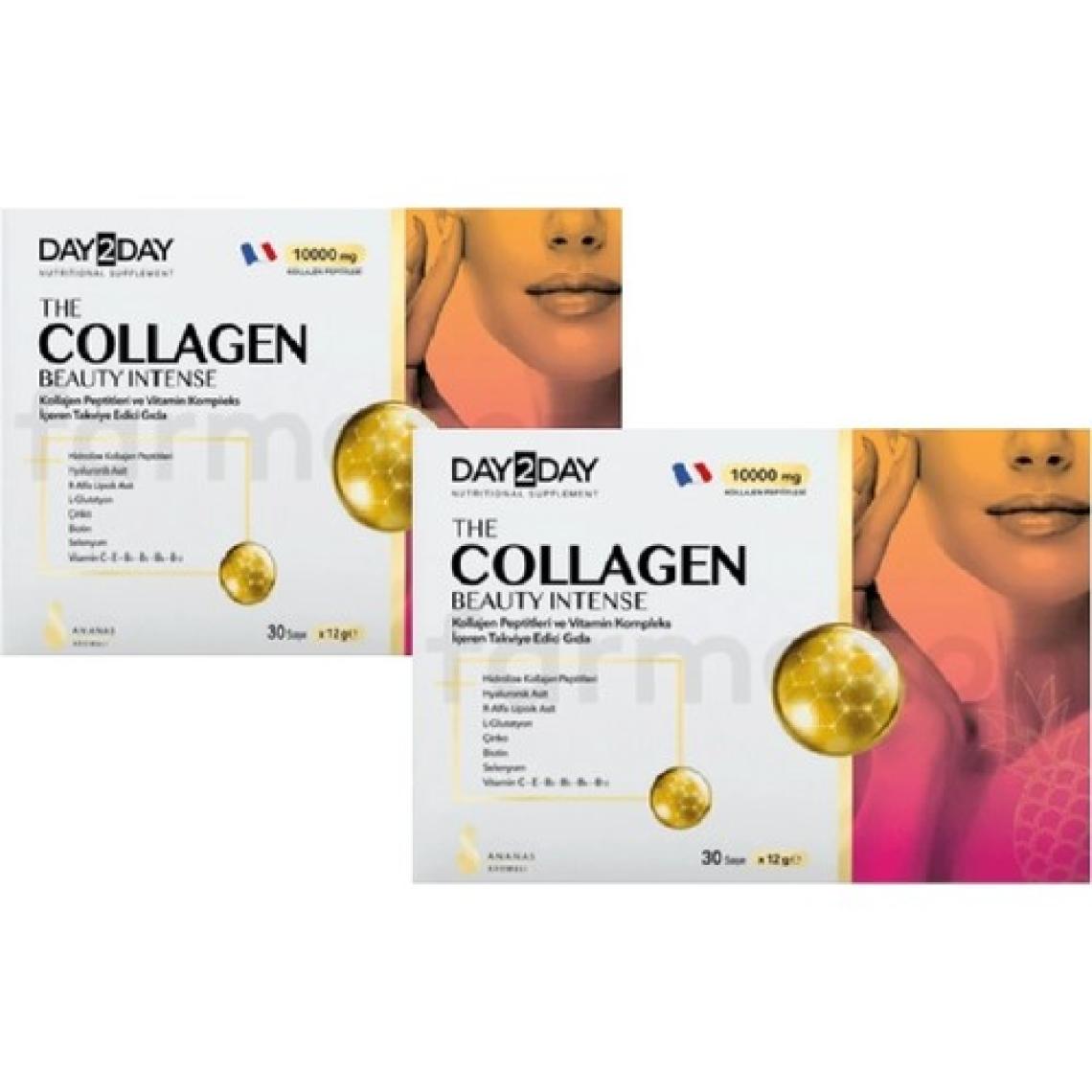Day2Day The Collagen Beauty Intense Ananas Aromalı 30 Saşe x 2 Kutu
