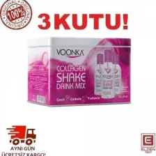 Voonka Beauty Collagen Shake Portakal ve Şeftali 15 x 50 ml