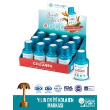 Naturagen  Ananas Aromalı Likit Collagen Shot 60 ml X12 Adet Şişe(Tip 1 & Tip3 Hidrolize Sıvı Collagen)