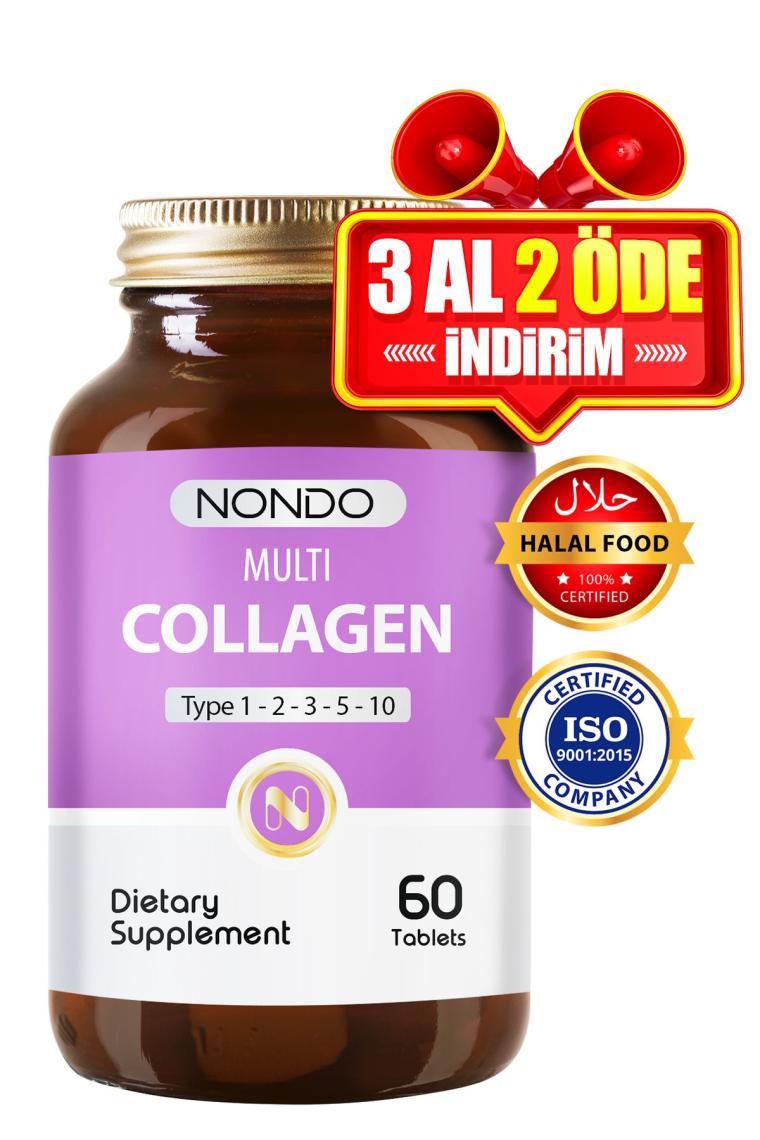 Nondo Kolajen 60 Tablet Multi Collagen Tip 1-2-3-5-10