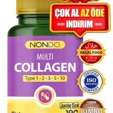 Nondo Multi Kolajen 180 Tablet - Collagen  Tip 1-2-3-5-10