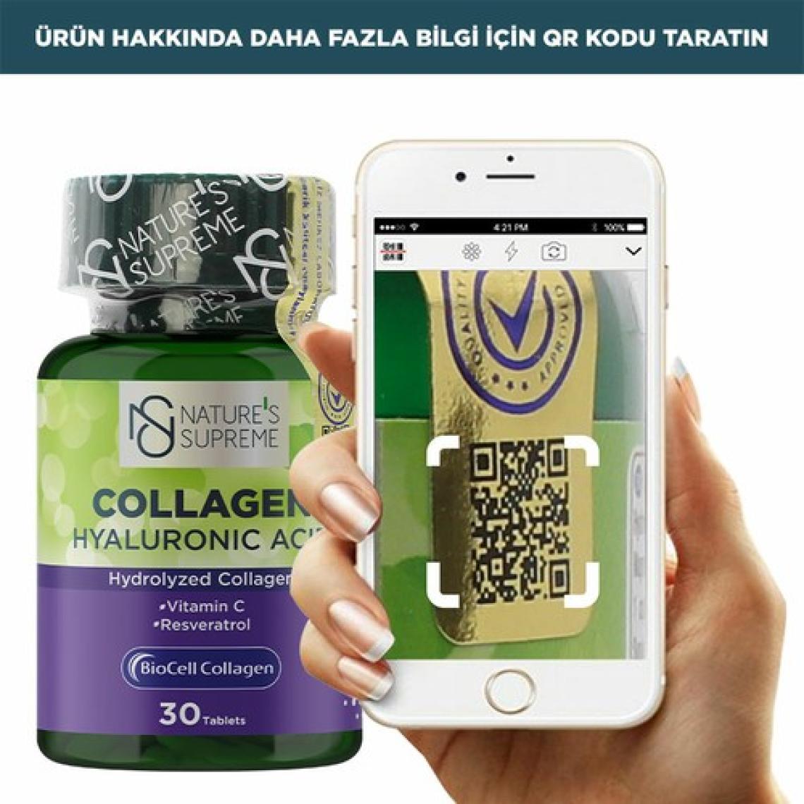 Nature's Supreme Biocell Collagen Hyaluronic Acid 30 Tablet