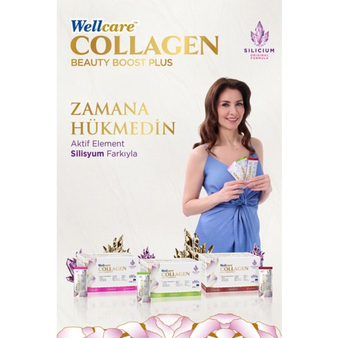 Wellcare Collagen Beauty Boost Plus Tip I & III 10.000 mg Elma Aromalı 30 Saşe
