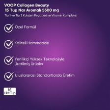Voop Collagen Beauty Yüksek Biyoaktif Hidrolize Kolajen %100 Saf Ve Doğal - 30 Tüp
