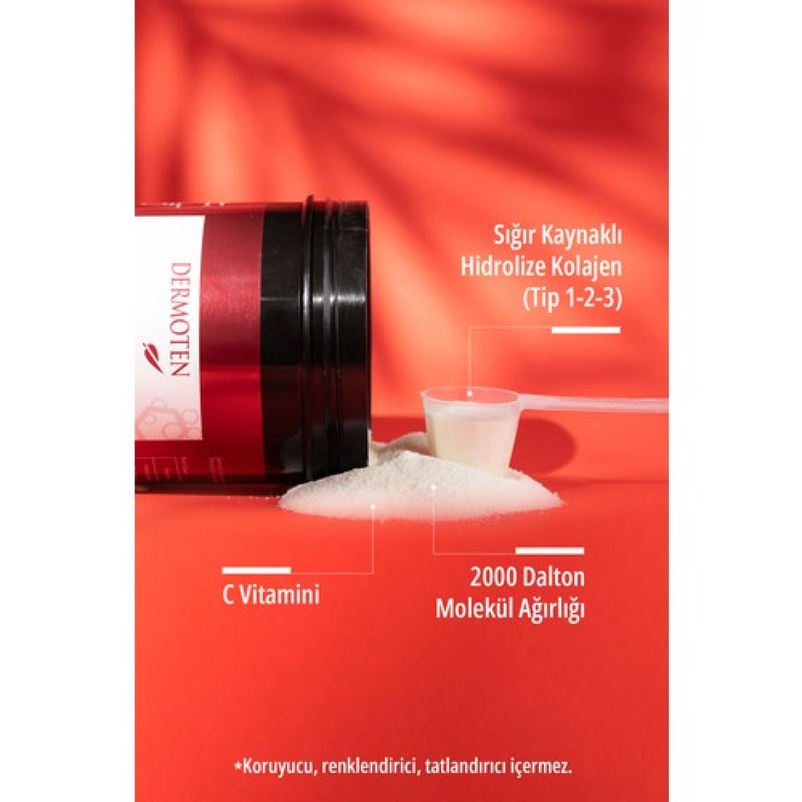 Dermoten Collagen Plus Powder 300 G - Toz  (30 Günlük Porsiyon)