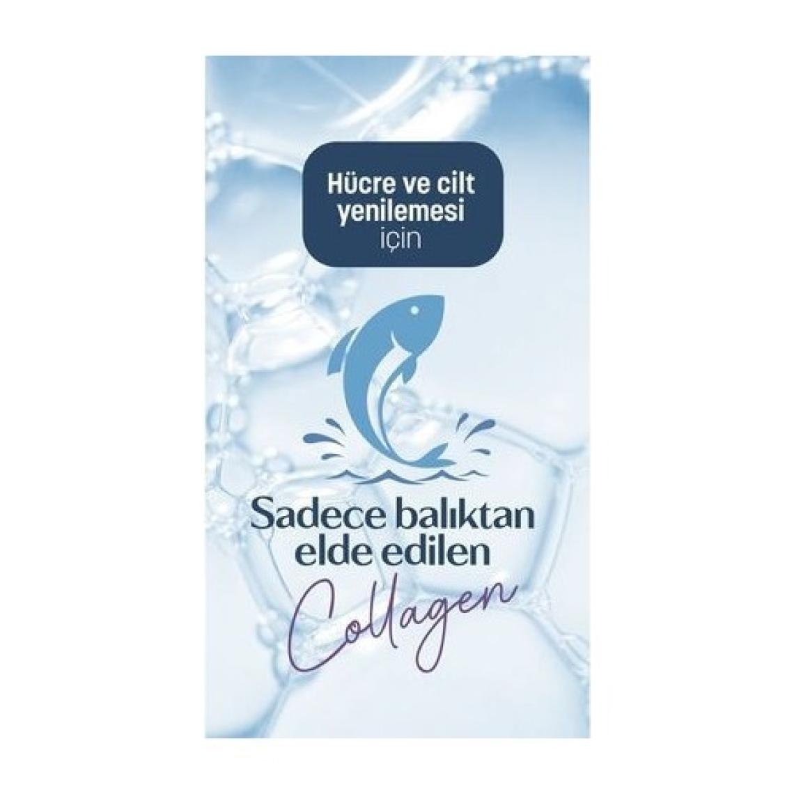 Erbatab Hidrolize Kollajen Takviye Edici Gıda - 30 Saşe, 5000 mg Balık Kaynaklı Tip 1 ve Tip 3 Kollajen, Türkiye Menşeli