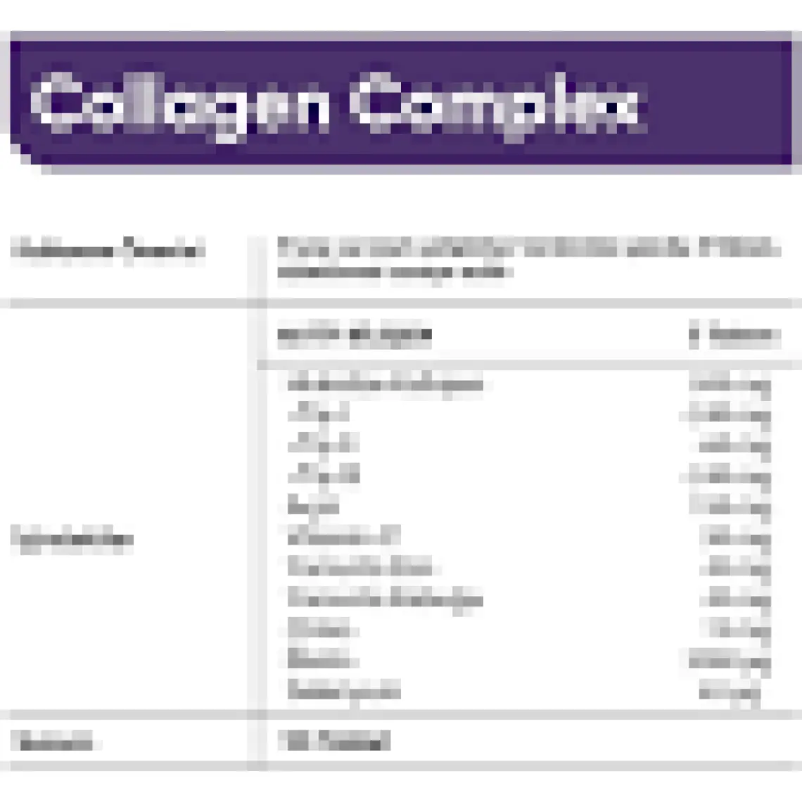 Collagen Forte Platinum Collagen Complex Tip 1,2,3,5 ve Tip 10 Kolajen, Biotin, Çinko, Selenyum, Vitamin C & Açai, 90 Tablet