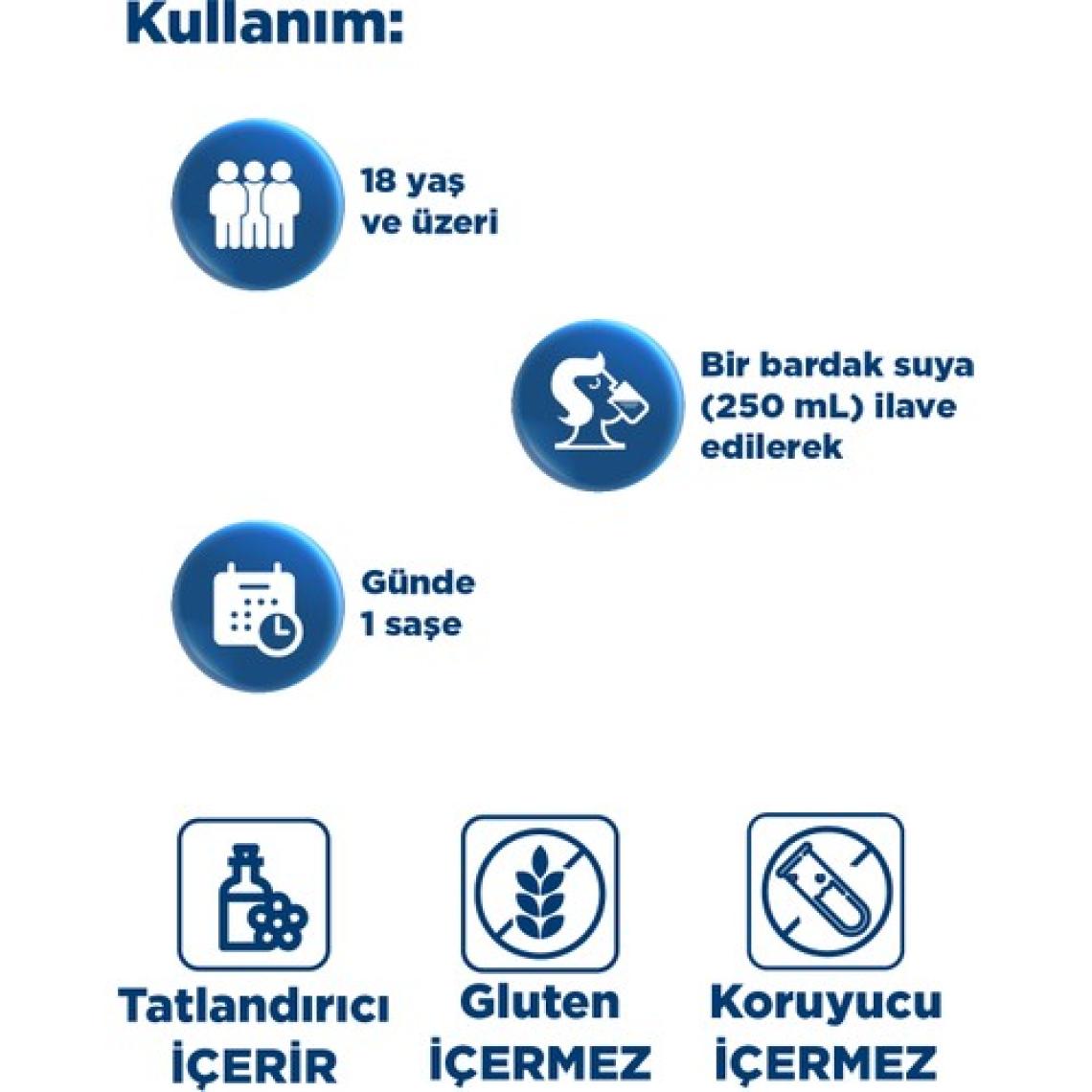Dynavıt Diamond Collagen PRO 30 Saşe - Hidrolize Peptit Tip 1 Balık Kolajeni, Hyaluronik Asit, Biotin