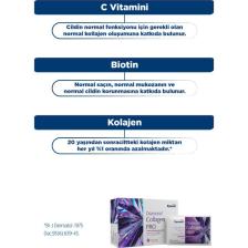 Dynavıt Diamond Collagen PRO 30 Saşe - Hidrolize Peptit Tip 1 Balık Kolajeni, Hyaluronik Asit, Biotin