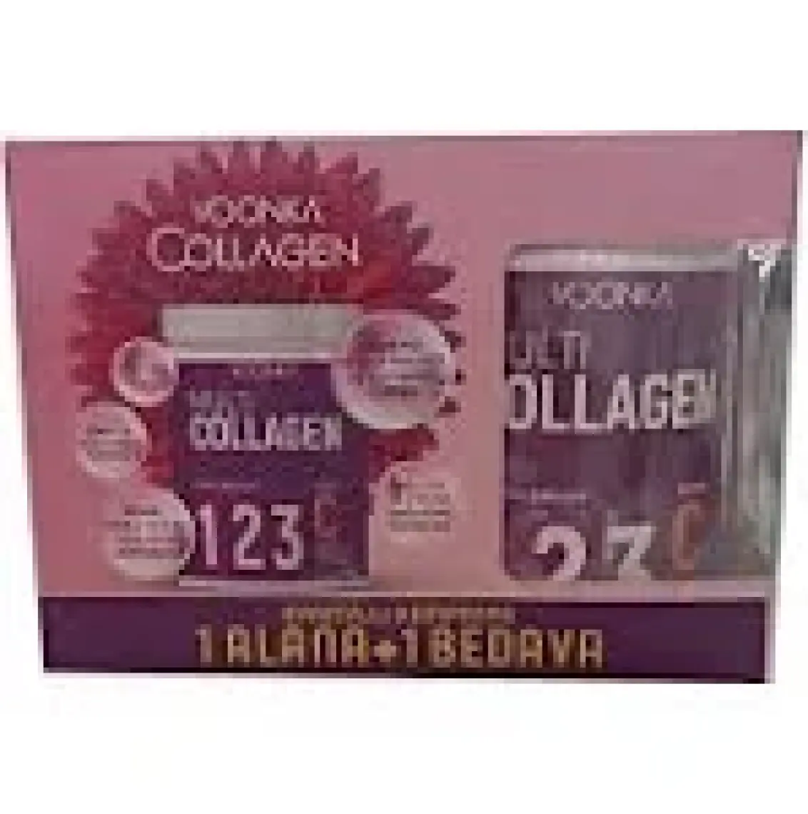 Voonka Multi Collagen Powder 300 gr x2 Avantajlı Kampanya 1 Alana 1 Bedava!!