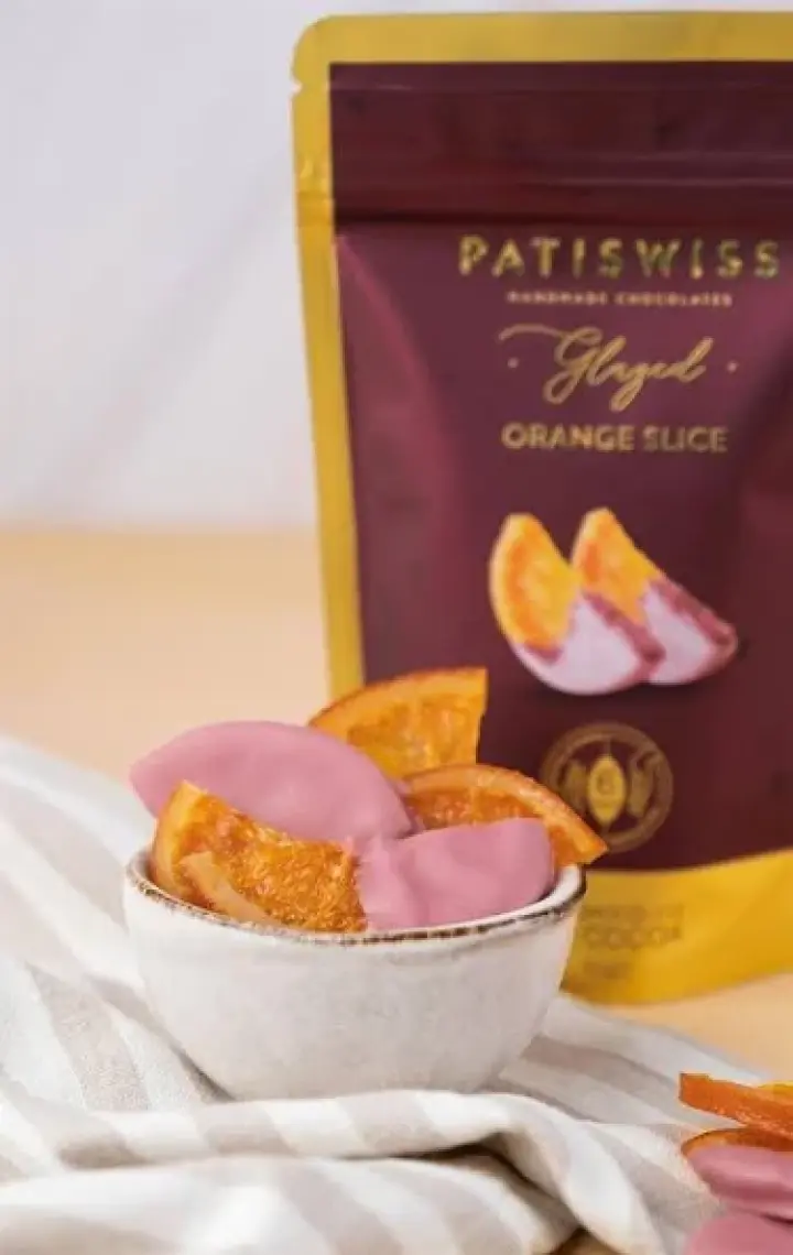 Patiswiss Glazed Ruby Çikolatalı Portakal Dilimi 80g