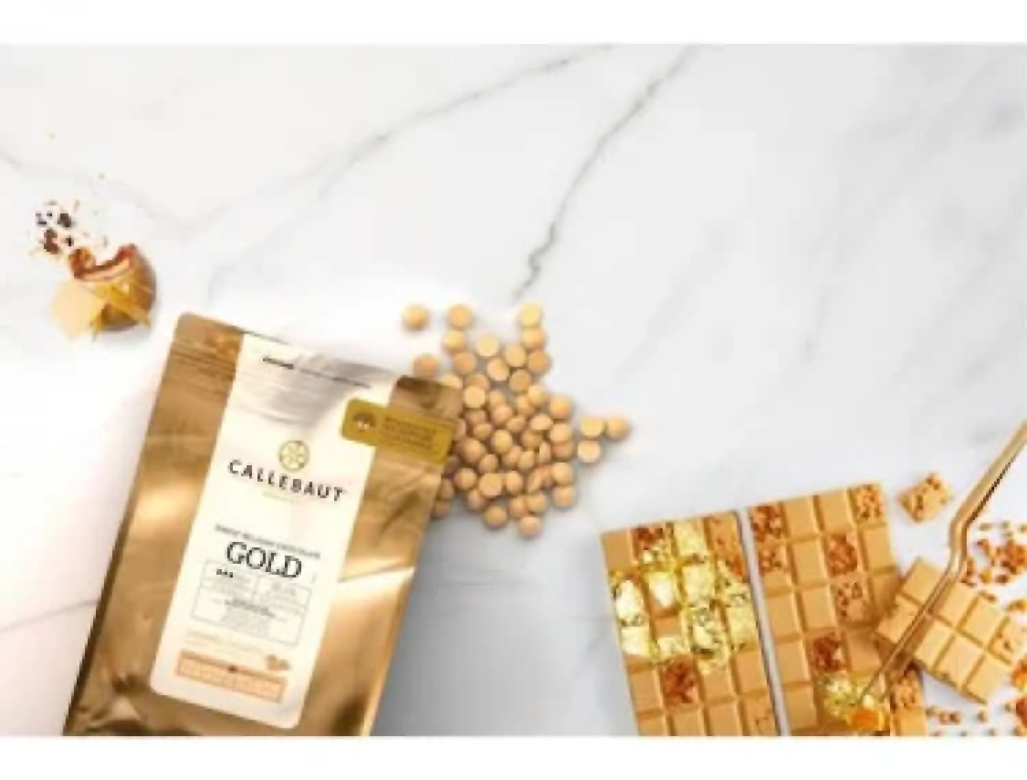 Callebaut Gold Karamel Kuvertür Drop Çikolata 400 gr