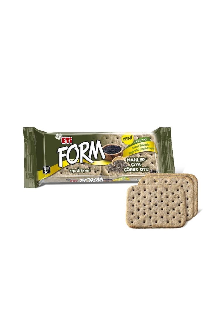 Form Mahlepli Çiyali Ve Çörek Otlu Kepekli Bisküvi 40 g x 24 Adet