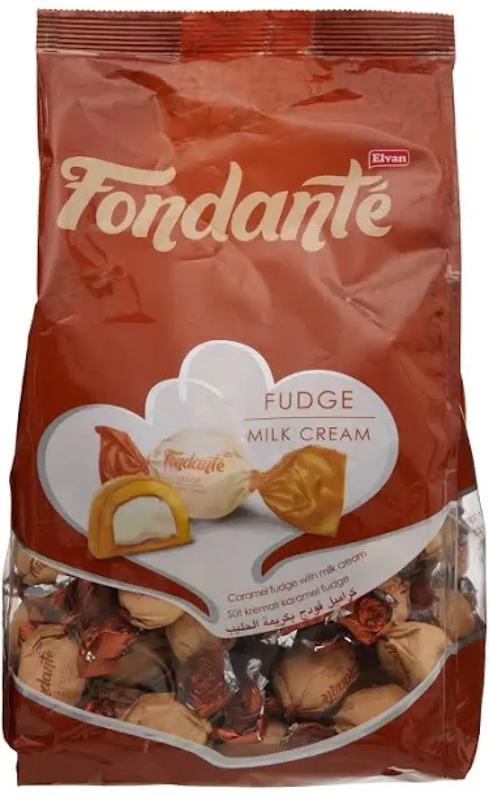 Fondante Sütlü Fudge 1000 Gr. (1 Poşet)