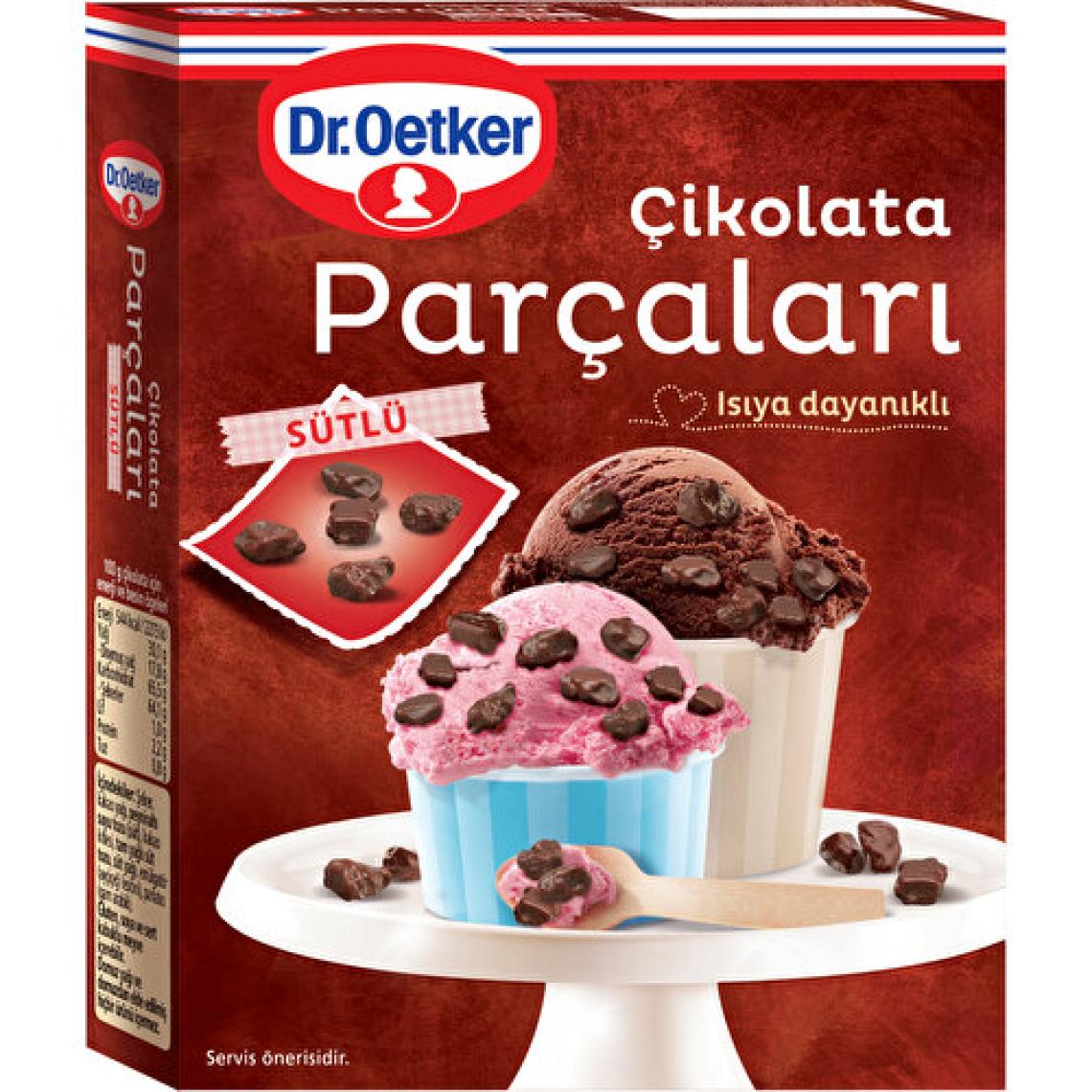 Dr. Oetker Çikolata Parçaları Sütlü