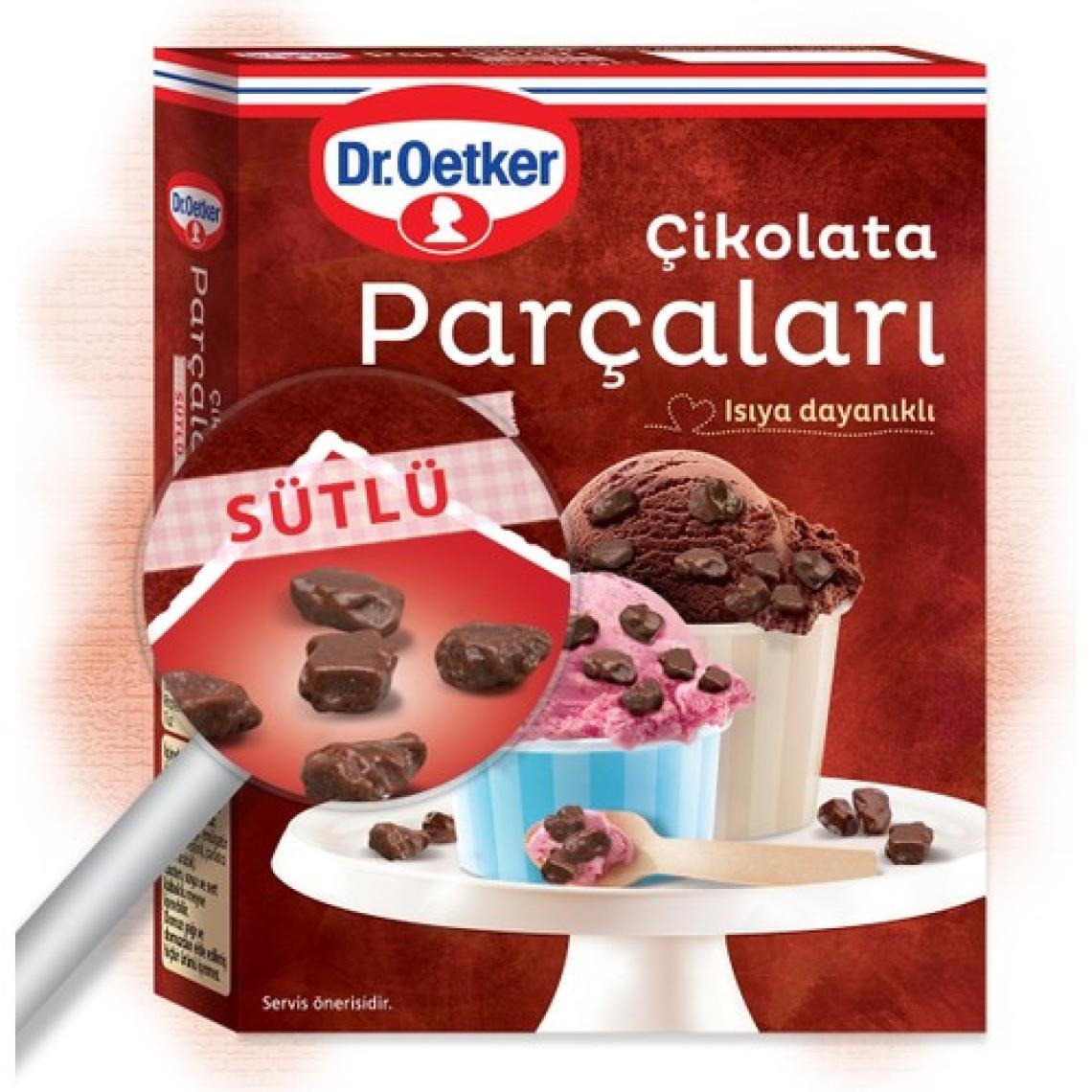Dr. Oetker Çikolata Parçaları Sütlü