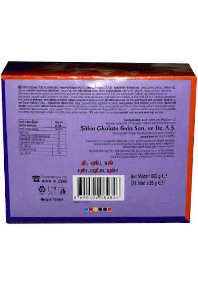 Ülker Alpella Harby Karamelli Kaplamalı Bisküvi 25 gr 24'lü