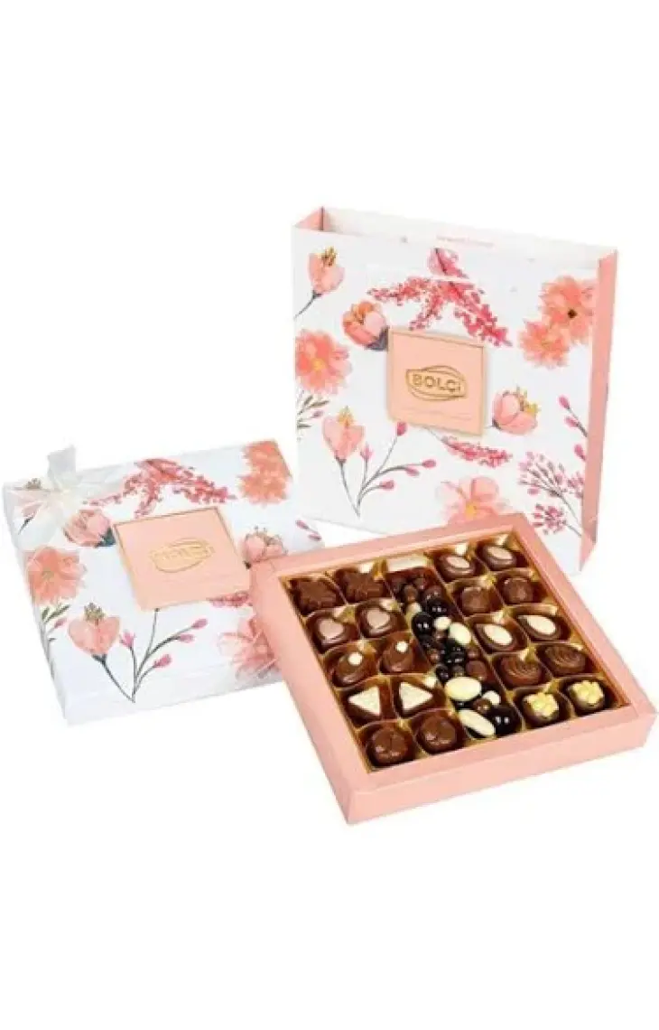 Flower Kutu Hediye Spesiyal Çikolata 350g