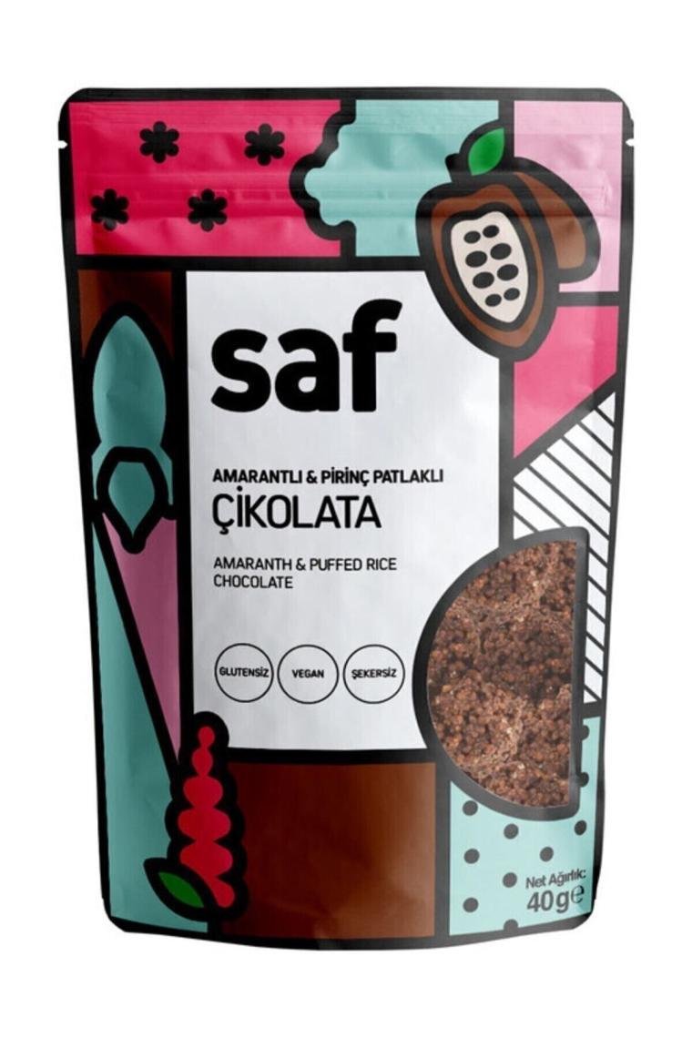 Amarantlı Pirinç Patlaklı Çikolata 40gr