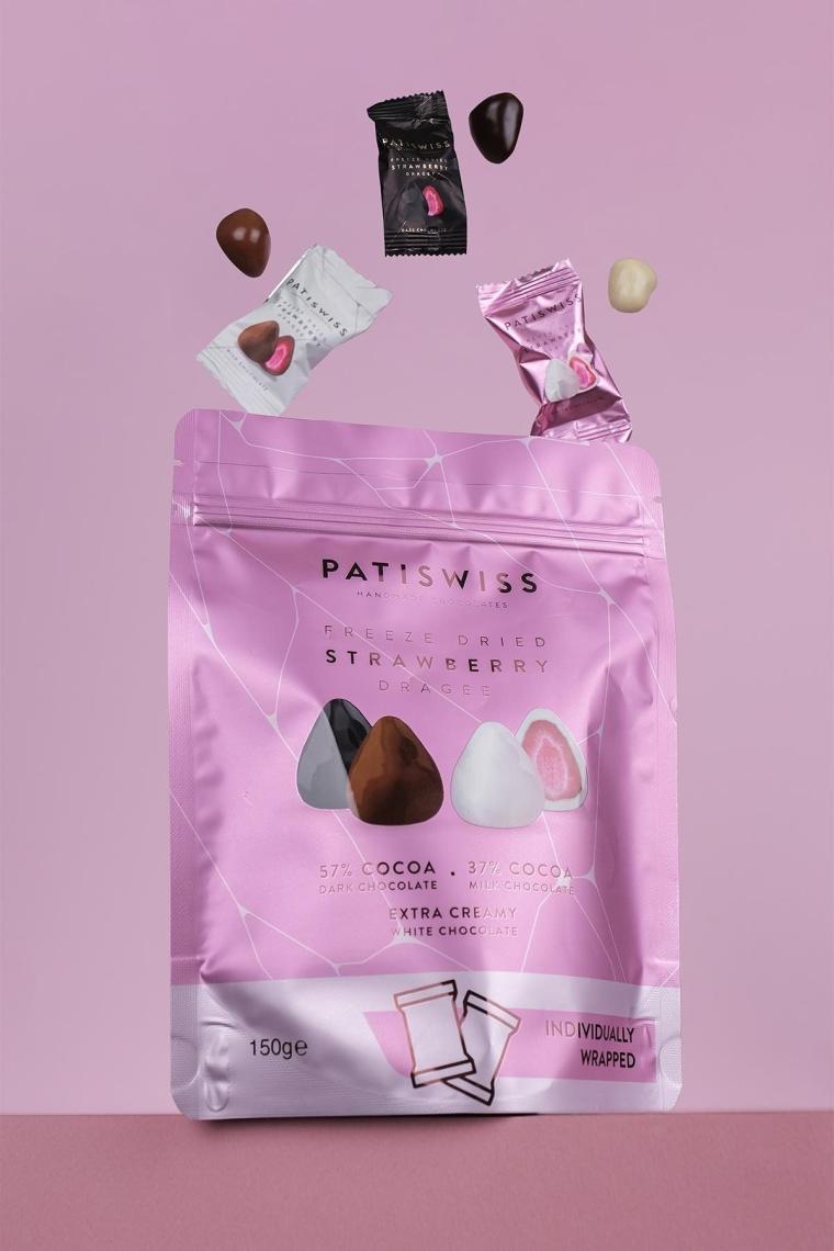 Karışık Çikolatalı Çilek Draje 150 G