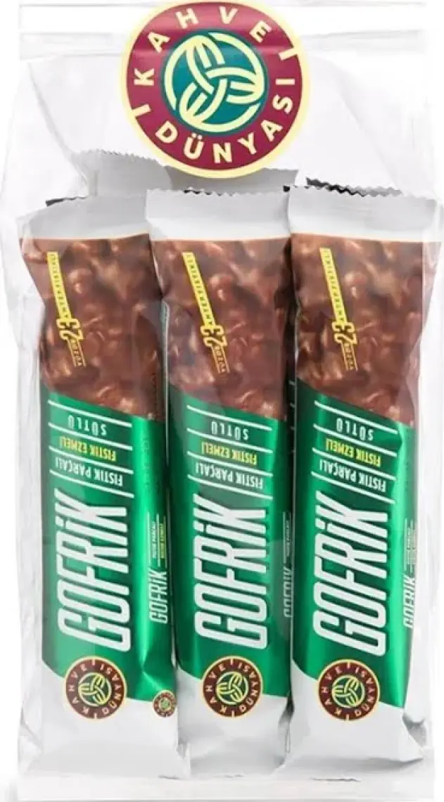 Kahve Dünyası Gofrik Bitter Antep Fıstıklı 33 gr x 8 Adet