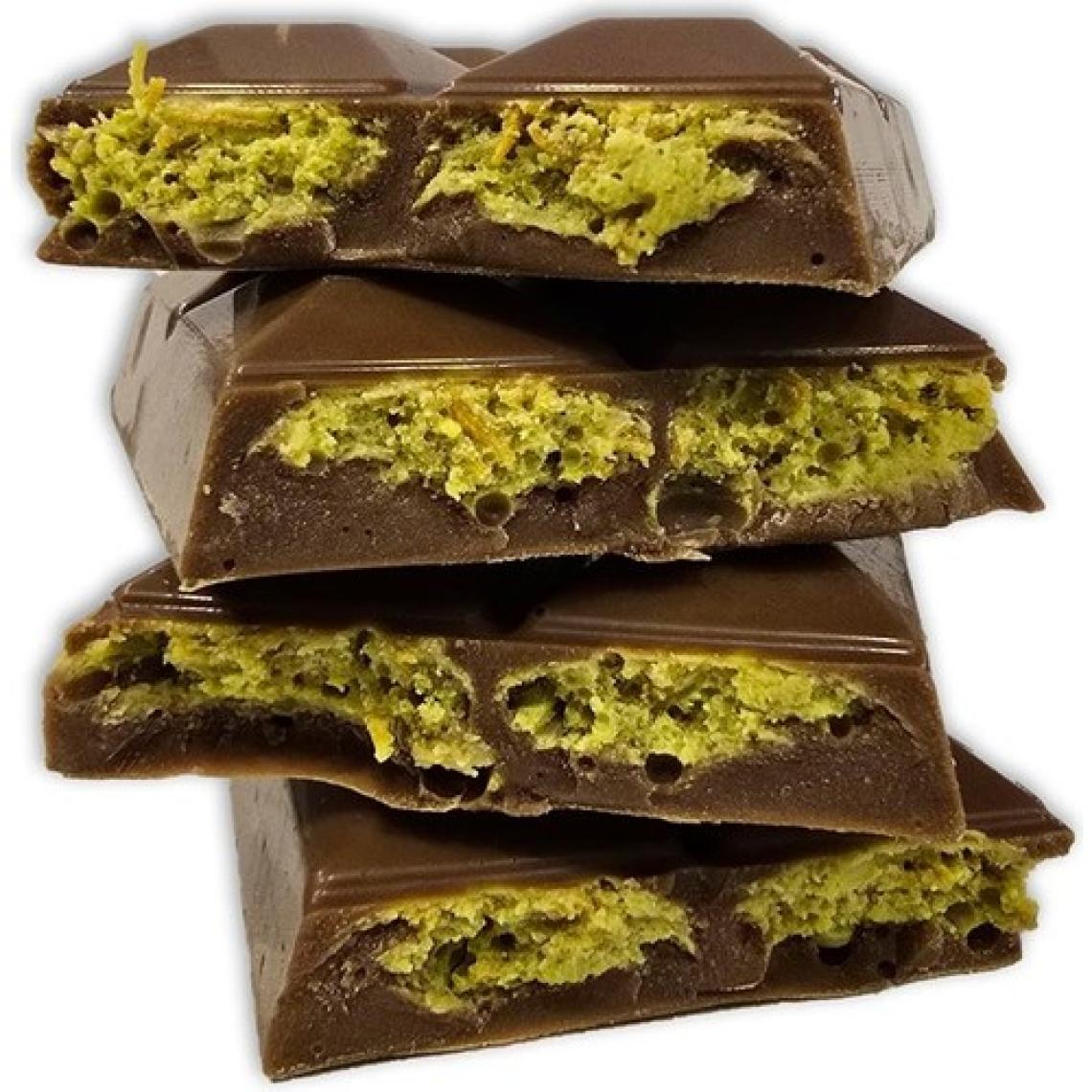 Bolçi Dubai Çikolatası 100g - Antep Fıstıklı Çıtır Kadayıf Dolgulu Sütlü Çikolatalı