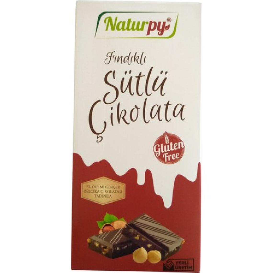 Naturpy Glutensiz Fındıklı Sütlü Çikolata 100 gr