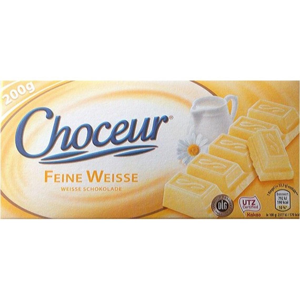 Choceur Feine Weisse 200 gr - Beyaz Çikolata