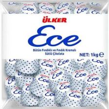 Ülker Ece İkramlık Çikolata Fındıklı Poşet 1 Kg