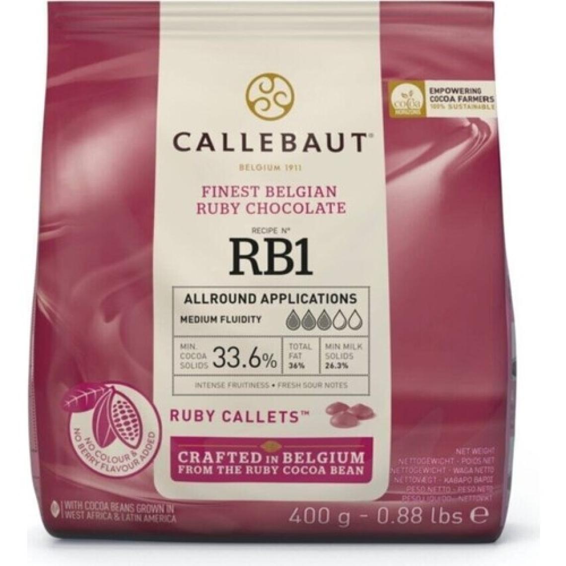 Callebaut Ruby Drop (400 gr)