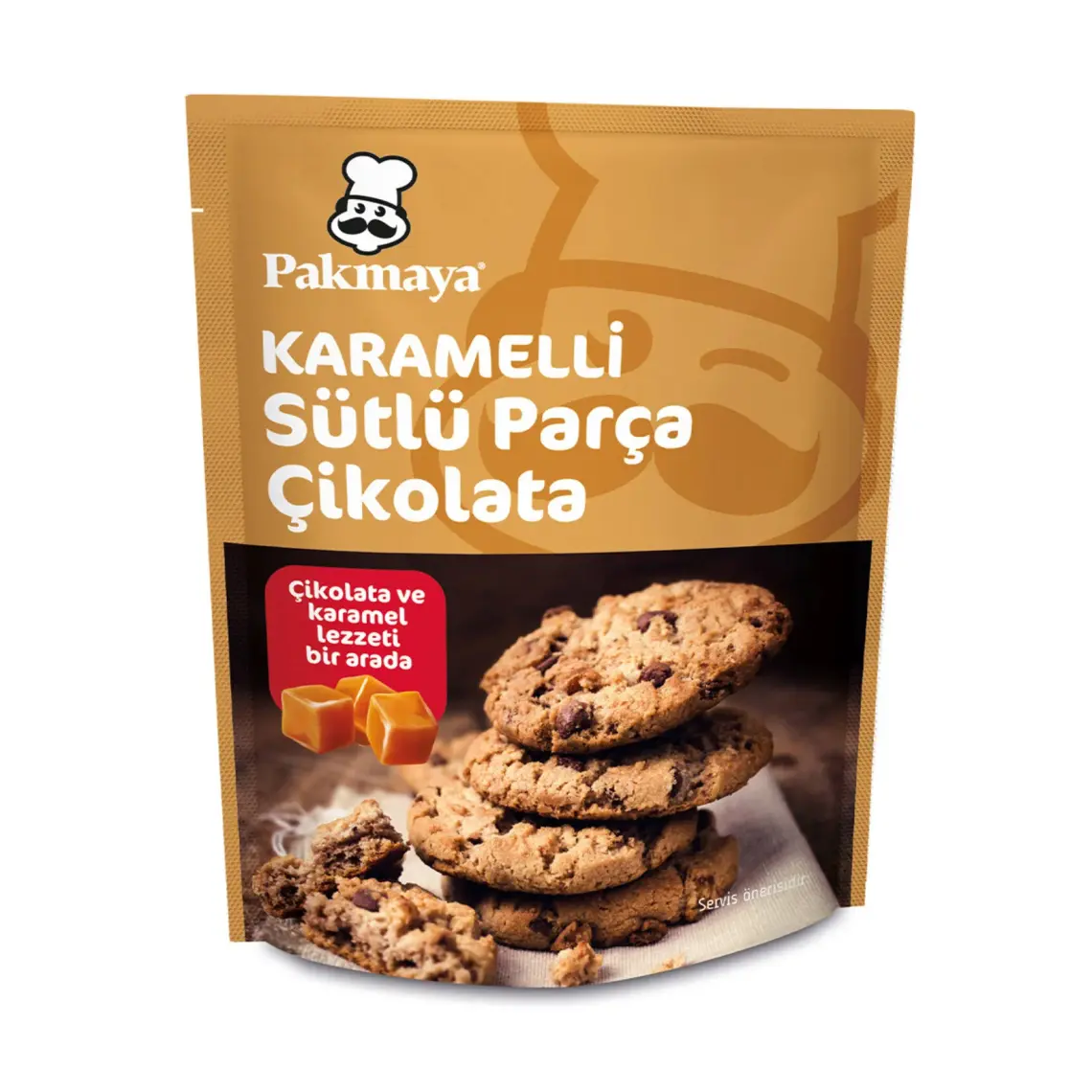 Pakmaya Karamelli Sütlü Parça Çikolata 70 gr