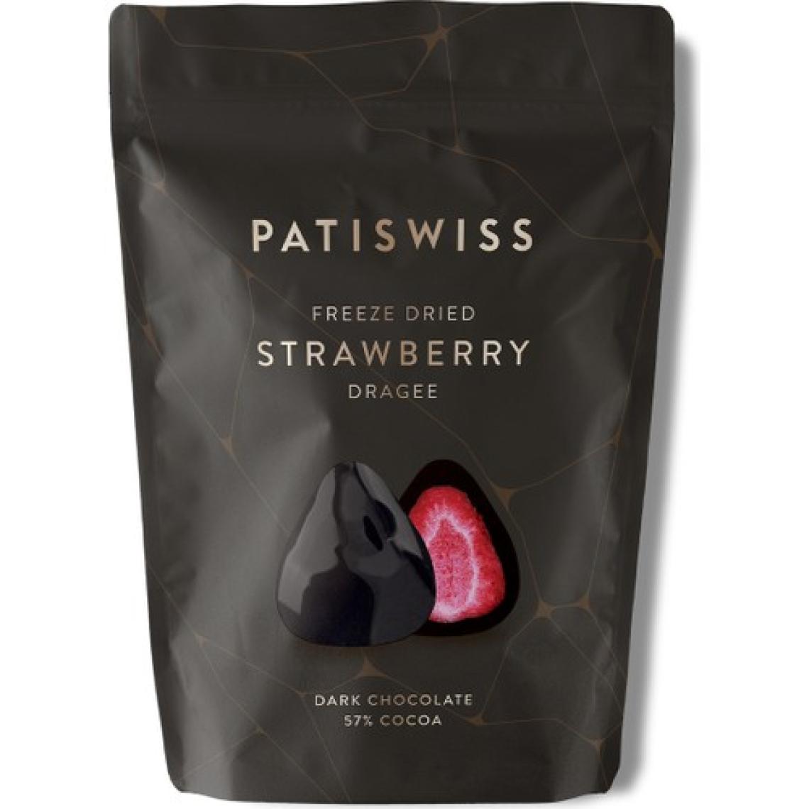 Patiswiss Bitter Çikolatalı Çilek Draje