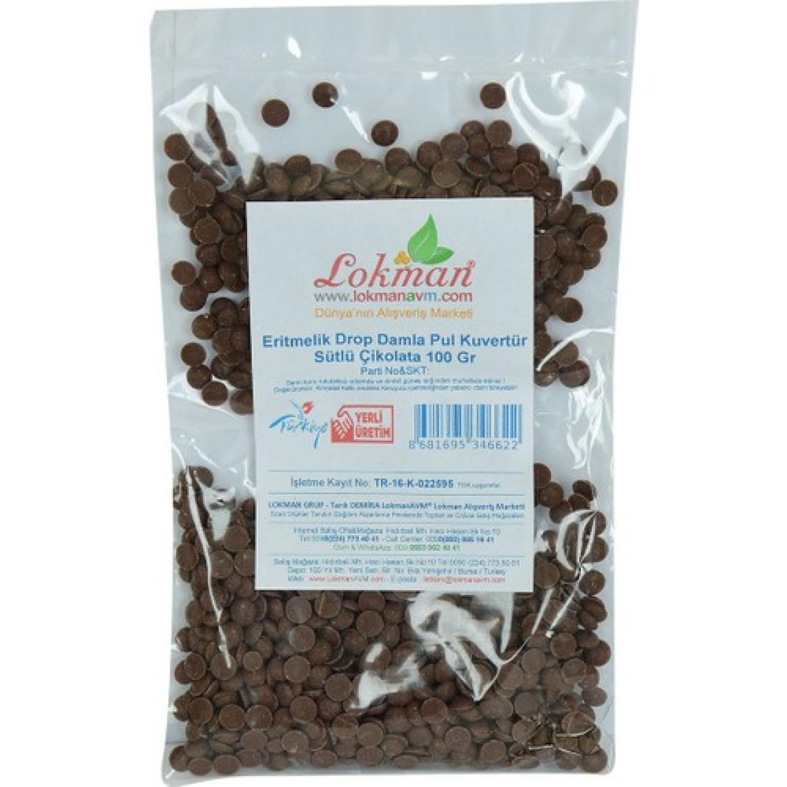 Lokmanavm Sütlü Drop Damla Çikolata 100 gr